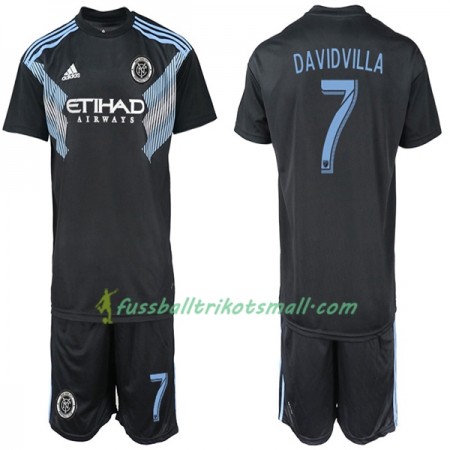 Fußballtrikots New York City DAVIDVILLA 7 Kinder 2018-2019 Kurzarm Auswärts-trikot kaufen